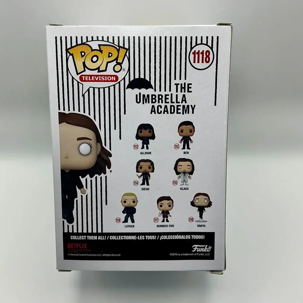 Vanya Hargreeves #1118 The Umbrella Academy Funko Pop Vaulted - Picture 4 of 6